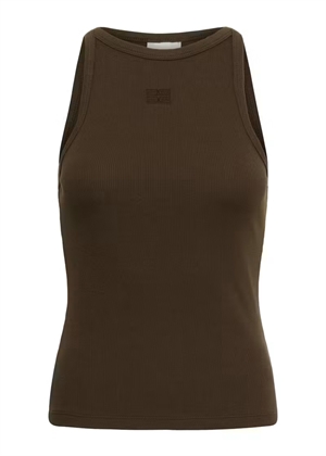 Drew logo tank 2.0 Slate black Gestuz 